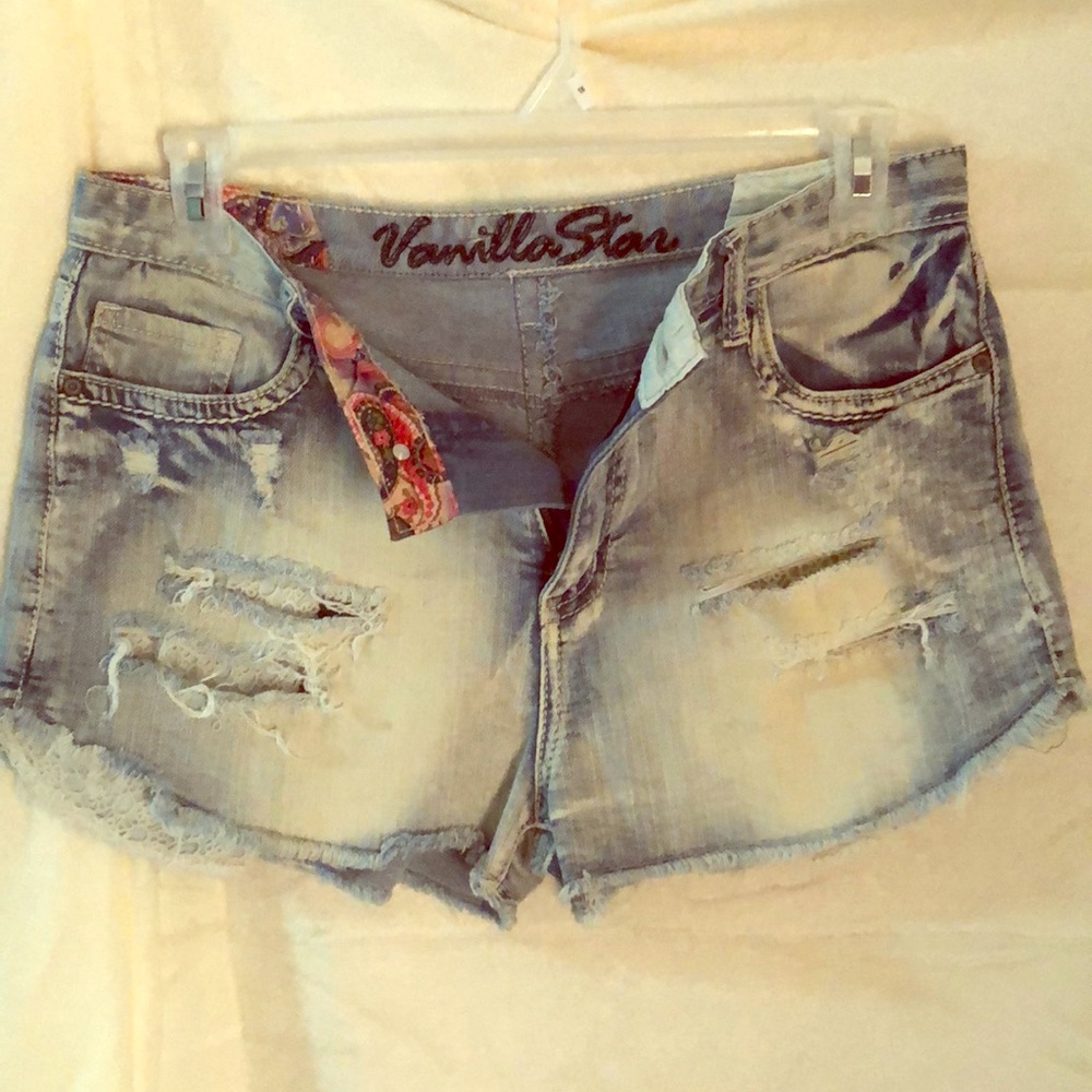 Vanilla Star Junior Girls denim shorts